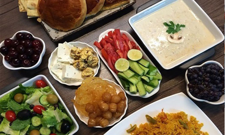 وعده های غذایی در ماه رمضان