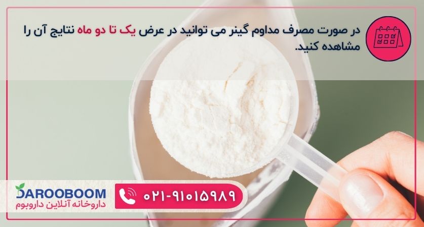 گینر بعد از چند روز چاق می کند؟