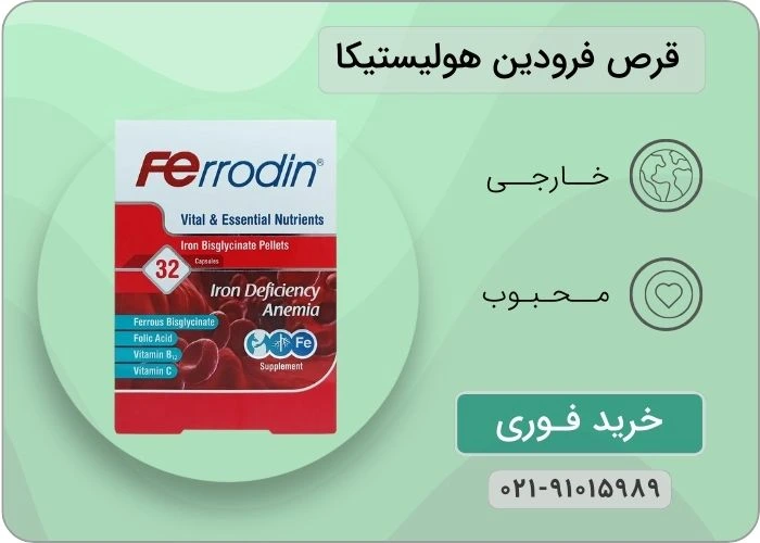 قرص فرودین هولیستیکا 32 عددی