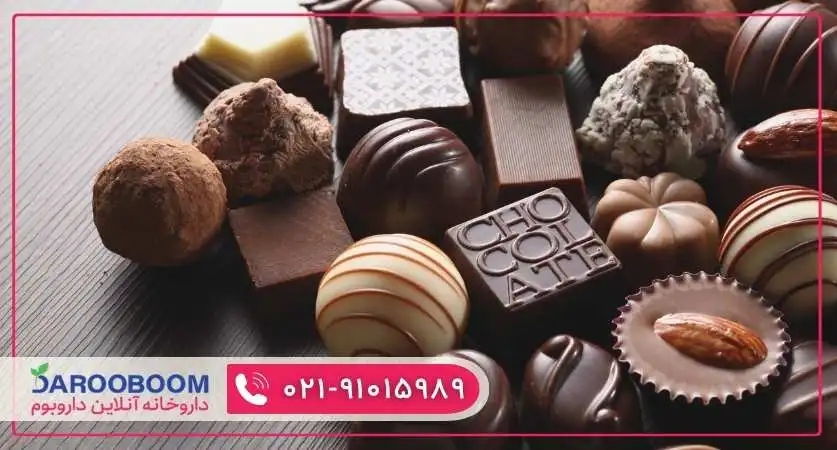 شکلات تلخ مضر برای کمخونی