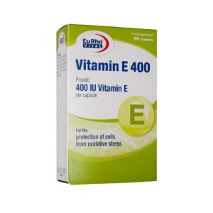 ترکیبات کپسول ویتامین E 400 یوروویتال 60 عددی