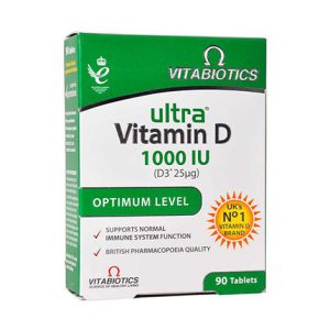 خرید اینترنتی قرص اولترا ویتامین D3 ویتابیوتیکس 90 عددی