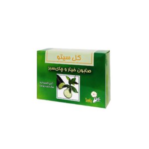 خرید اینترنتی صابون خیار و چای سبز گل سیتو 125 گرم
