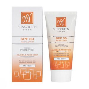 خرید آنلاین کرم ضد آفتاب فاقد چربی مناسب پوست چرب SPF30 مای