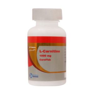 مشخصات قرص ال کارنیتین 1000 میلی گرم کارنی تب دارو درمان پارمیدا 
